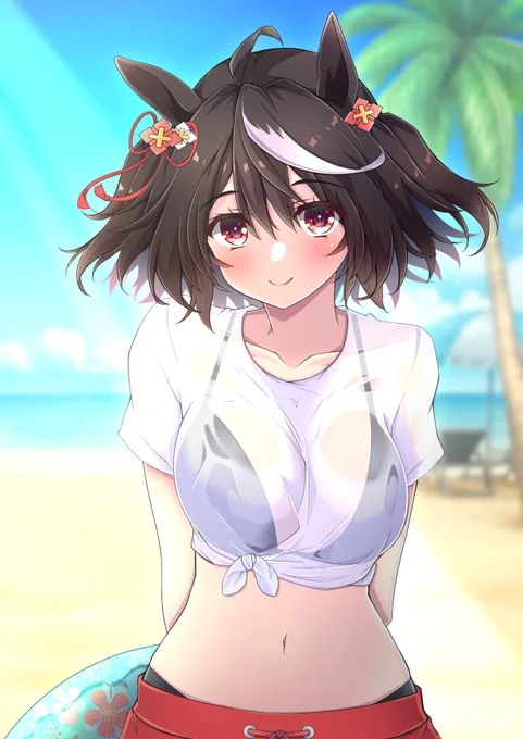 夏のキタちゃん#ウマ娘プリティーダービー #キタサンブラック 