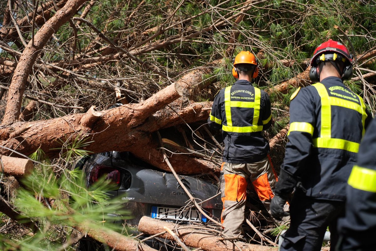 UIISC5CORTE's tweet image. Depuis hier matin, l&apos;ensemble de la Corse a été frappé par un violent épisode orageux ⛈️ L&apos;ensemble des sapeurs-sauveteurs, de l&apos;#UIISC1, l&apos;#UIISC5 et de l&apos;#UIISC7, ont été fortement mobilisés pour porter assistance aux sinistrés, fidèles à leur devise, #Servirpoursauver 🤝