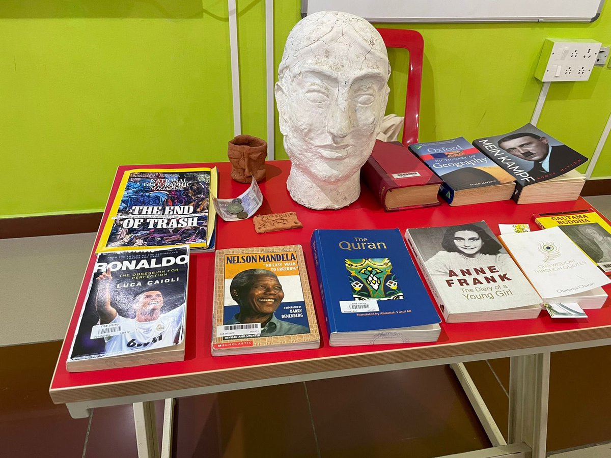 SocialSci_TISB's tweet photo. This week our budding historians of Grade 6 enjoyed an activity classifying Primary and Secondary resources in their History lessons from the artefacts and books provided by the Art Department and Library.#LifeIsForLearning #TISBangalore #TISBIndependent https://t.co/52U0G8IDqd