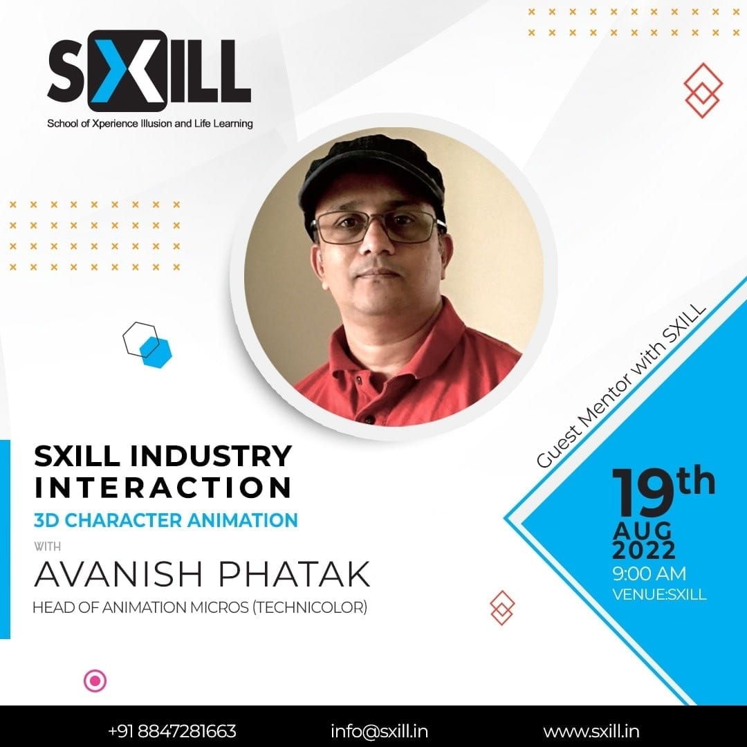 sxill_school's tweet photo. SXILL Industry Interaction Session with Mr. Avanish Phatak, Head of Animation, MICROS (Technicolor)
#sxill #sxillschool #skilling #reskill #upskill #animationcourse #animationschool #animationinstitute #animationprogram #animationmentor #avanishphatak #micros #technicolor https://t.co/4bvI6zz5Xm
