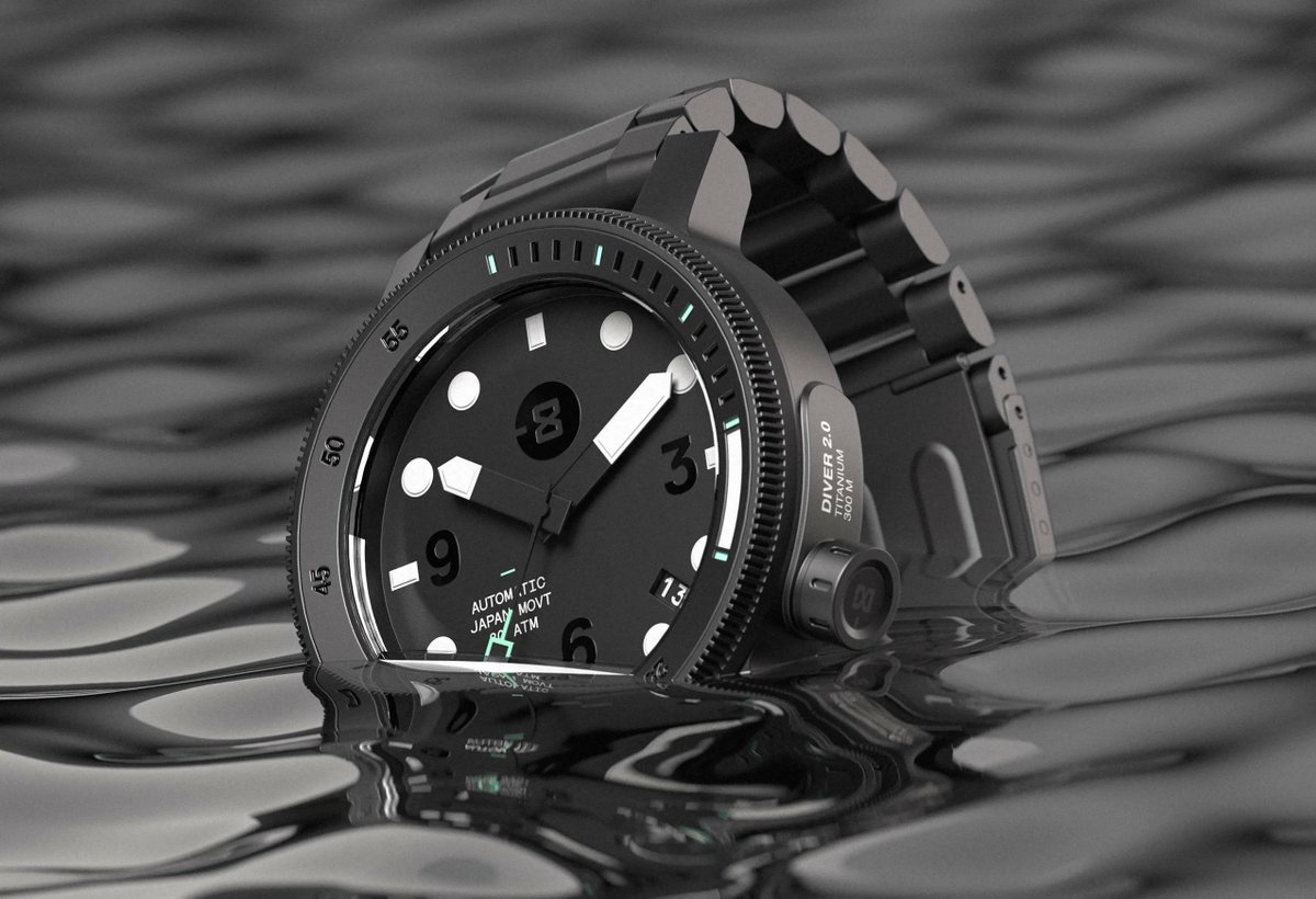 The_Coolector's tweet photo. Robust and adventure-ready, the Diver 2.0 Watch from @minus8watch won't let you down in the deep blue sea:

> > https://t.co/ddW0xZsxDy  < < https://t.co/5PbdTSndZ6