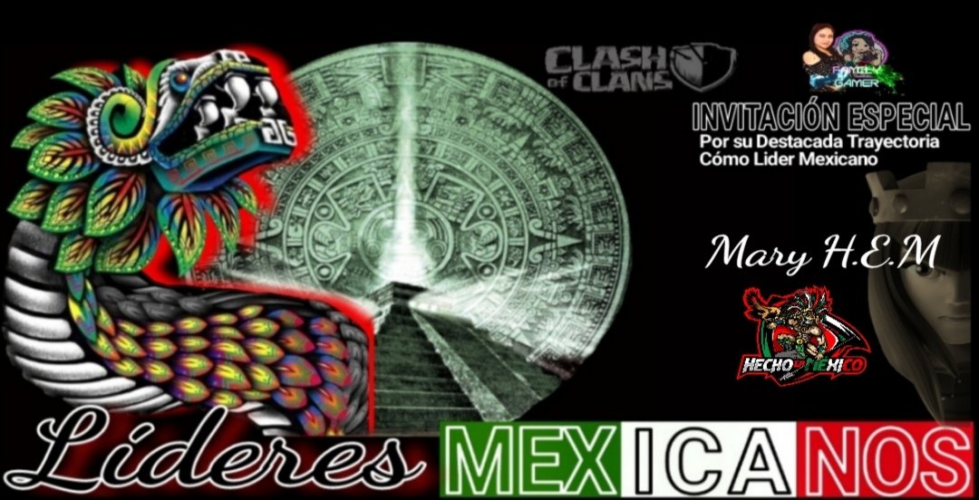 MarycelitA_'s tweet photo. Gracias @FamilyGamerCoC por tan bonita invitación, Hecho en México aceptamos con mucho gusto 🥳

VIVA MÉXICO CABRONES 👀

#GoHEM 🇲🇽 https://t.co/xYSLqE9WCQ