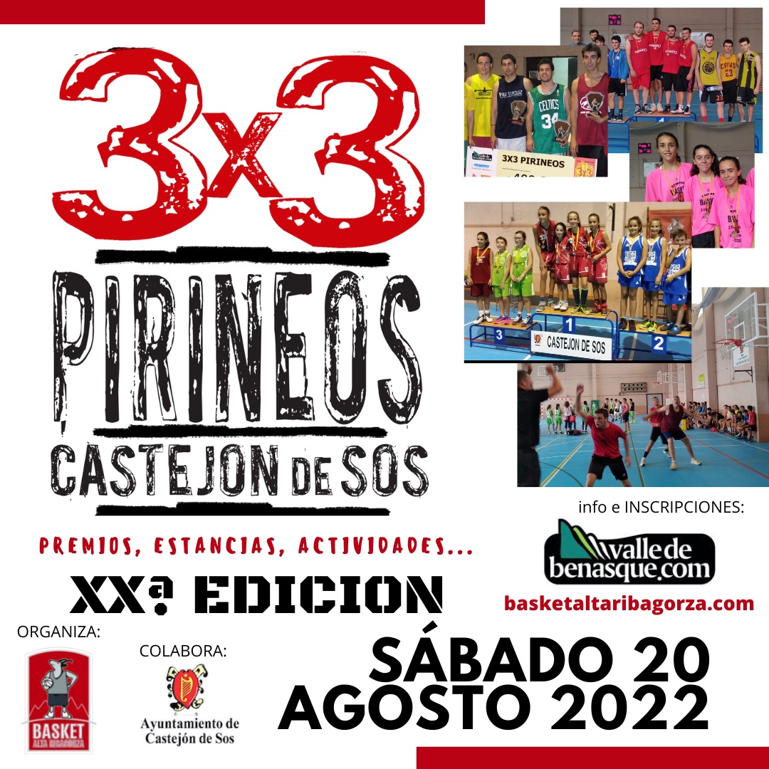 ULTIMAS HORAS para inscribirse al 3x3 Pirineos. PREMIOS: descensos en rafting, barranquismo, kayak, estancias en el <a href="/ValleBenasque/">Valle de Benasque</a>, becas en Campus y viajes USA/NBA by <a href="/Like23es/">Like23.es</a>
 acortar.link/w0QxOf  Te lo vas a perder? Info e inscripción: valledebenasque.com 😊💪🏀💪