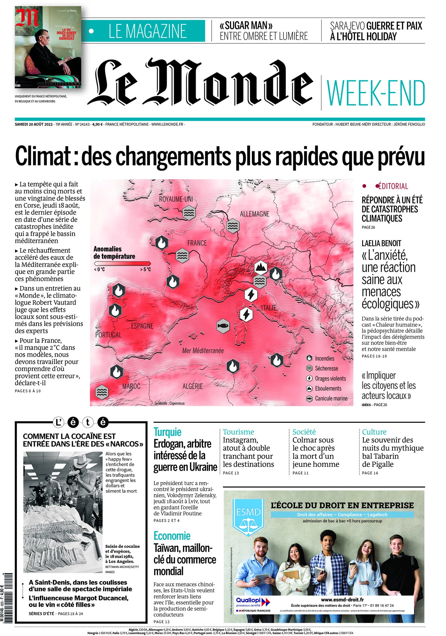 Le Monde en cartes on Twitter "Climat des changements plus rapides que prévu. Pour illustrer