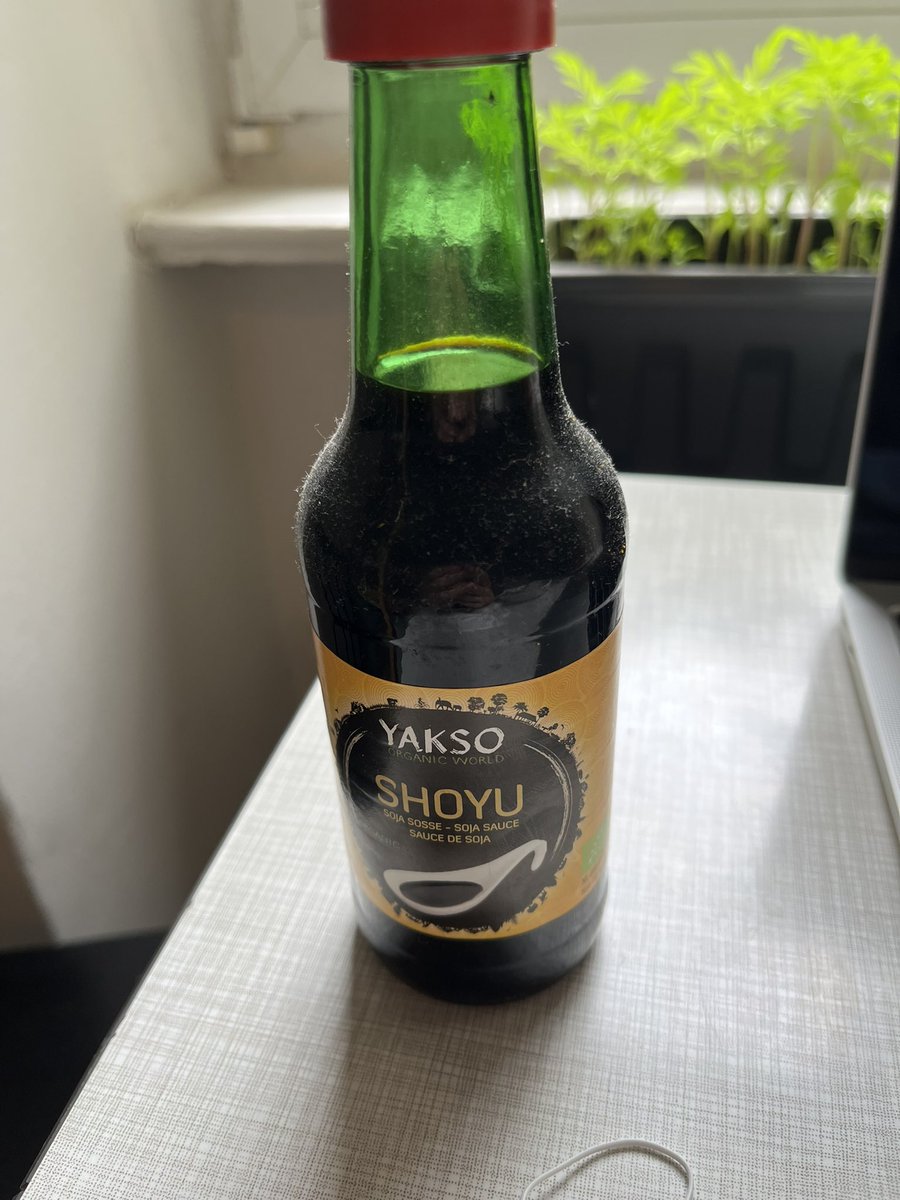 hagendays's tweet photo. It’s a good thing I opened this soy sauce over a year ago… https://t.co/3YH2J4hjpx