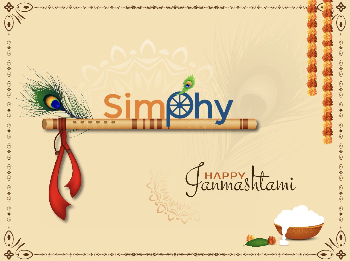 SimPhySoftware's tweet photo. Wishing everyone a very Happy Janmashtami!✨ https://t.co/GCV6Igj28u