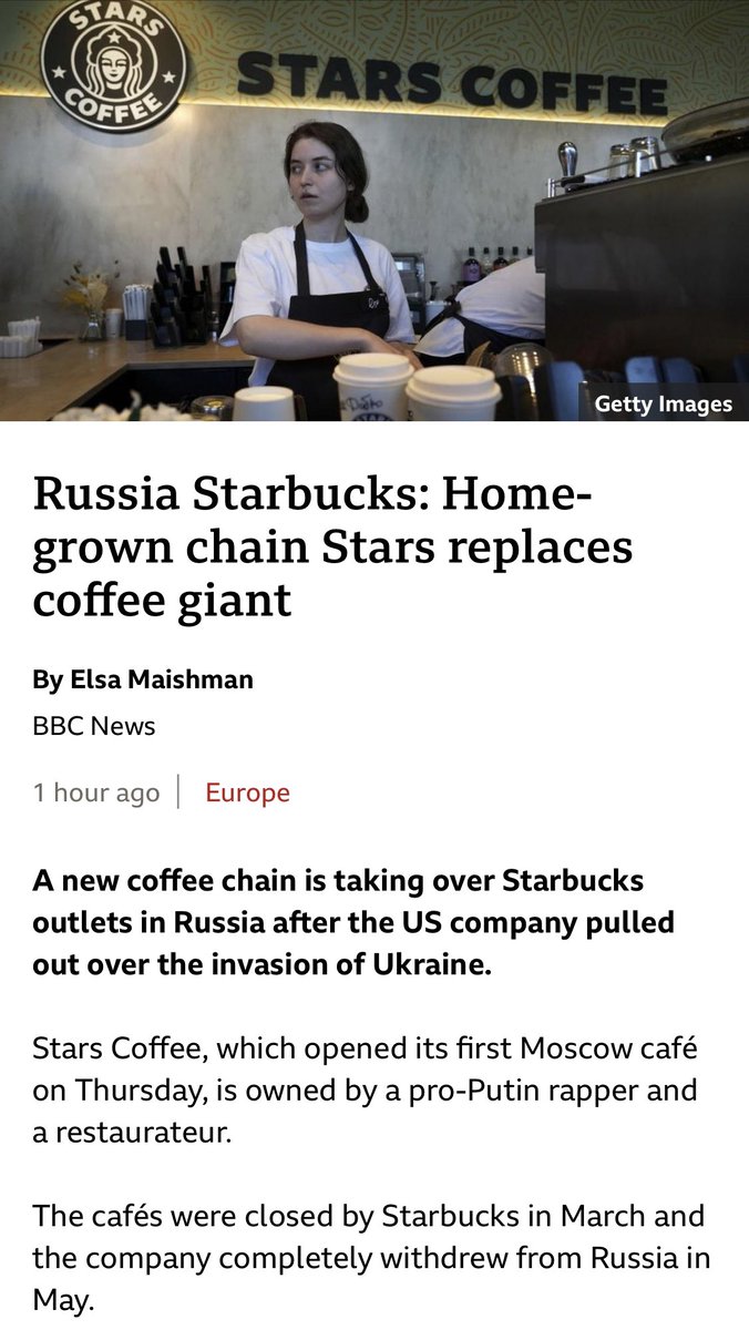 Rickatronomatic's tweet photo. Tsarbucks! https://t.co/yxgBQyjRWs