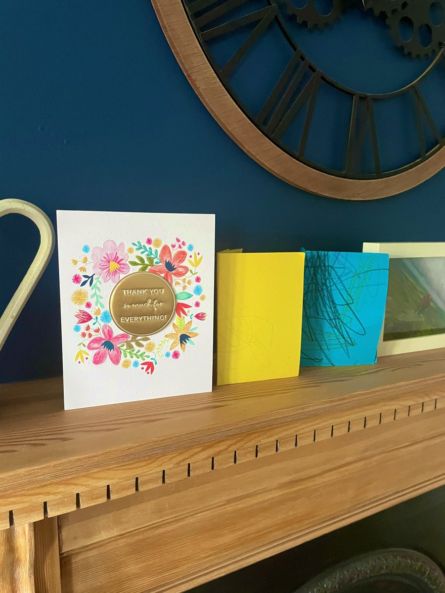 RoseD_SW's tweet image. Today is my last day as a permanence social worker before starting a new role on Monday. I got some lovely cards from two littles I placed for adoption. Tips for new team managers are welcomed please! #socialwork #adoption #teammanager #childprotection