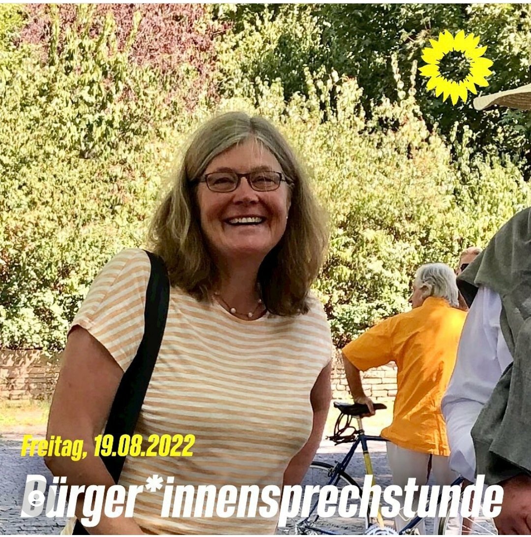 Heute von 14:30 bis 15:30 Uhr bietet die Bezirksbürgermeisterin Annette Klinke wieder eine Sprechstunde in den Räumen der Bezirksverwaltungsstelle Ratinger Straße 25 an. 
Ihr seid herzlich eingeladen, um eurer Anliegen zu unserem Stadtbezirk vorzustellen. 
#grueneduesseldorf