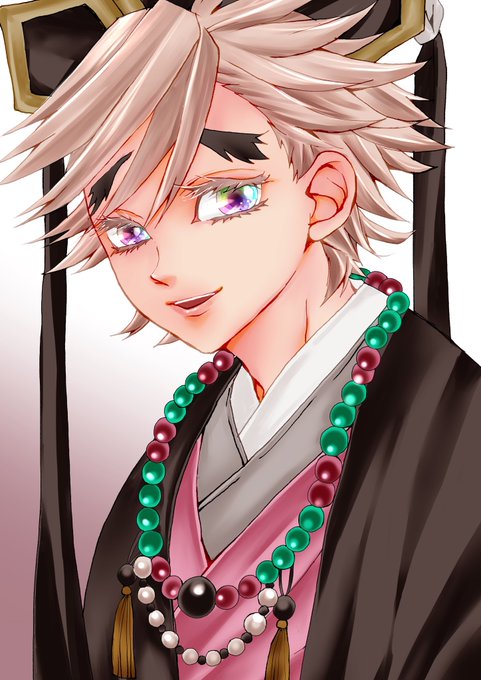 童磨のタグが付いたイラスト