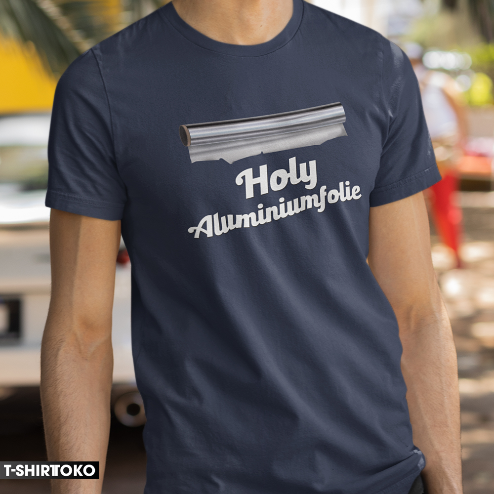 Alle t-shirts, sweaters en hoodies GRATIS VERZENDING tot en met zondag 21 sept! Holy Aluminiumfolie! 
klik 'inwisselen' in de balk bovenaan op t-shirttoko.nl