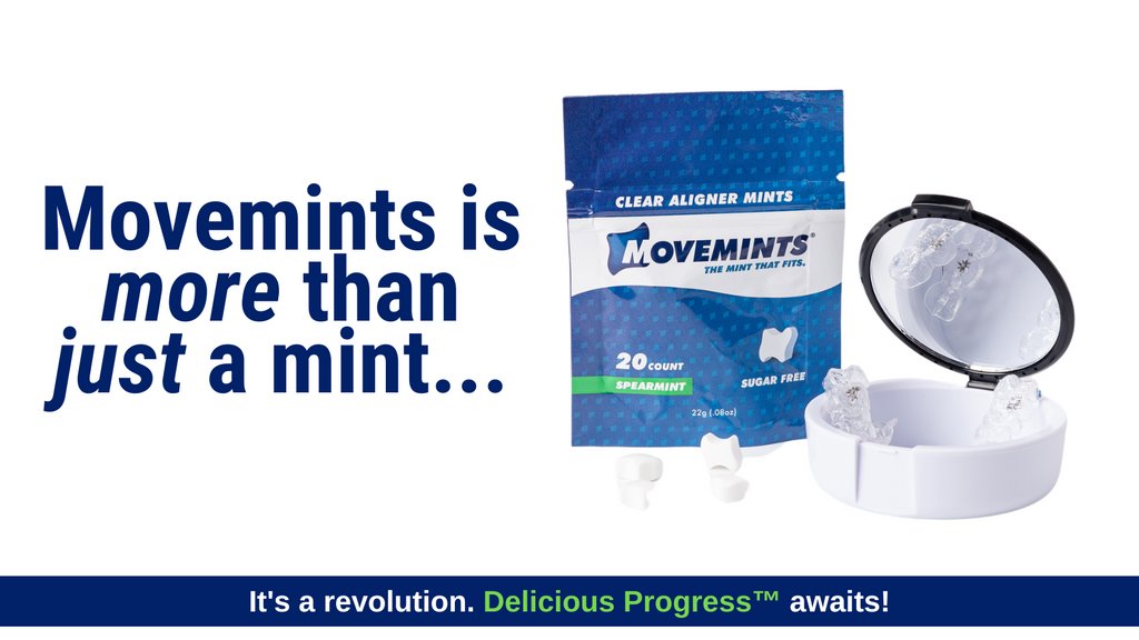 movemints's tweet photo. Movemints give your trays a tighter fit, help alleviate pain and discomfort, AND help prevent dry mouth. WAAAY more than "just a mint!" https://t.co/c0iaUFsZe8

#movemints #deliciousprogress #invisalign #invisaligntips #invisalignjourney #clearaligners #clearalignerjourney https://t.co/LLxzpNZc1X