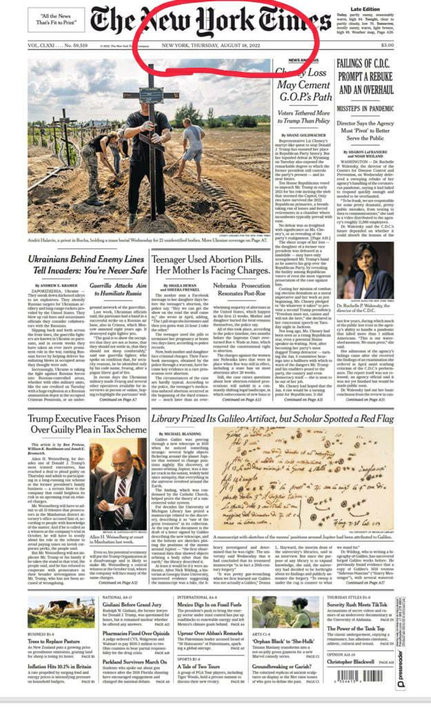 SukhpalKhaira's tweet photo. I’m shocked to see what level @ArvindKejriwal &amp; his media team can stoop to offer lame defense for their Dy Cm @msisodia in d midst of corruption charges!Below is d true front page story of New York Times of 18th Aug &amp; photo shopped pic by Kejri team!Shame on fake revolutionaries https://t.co/LRO0IomRMZ