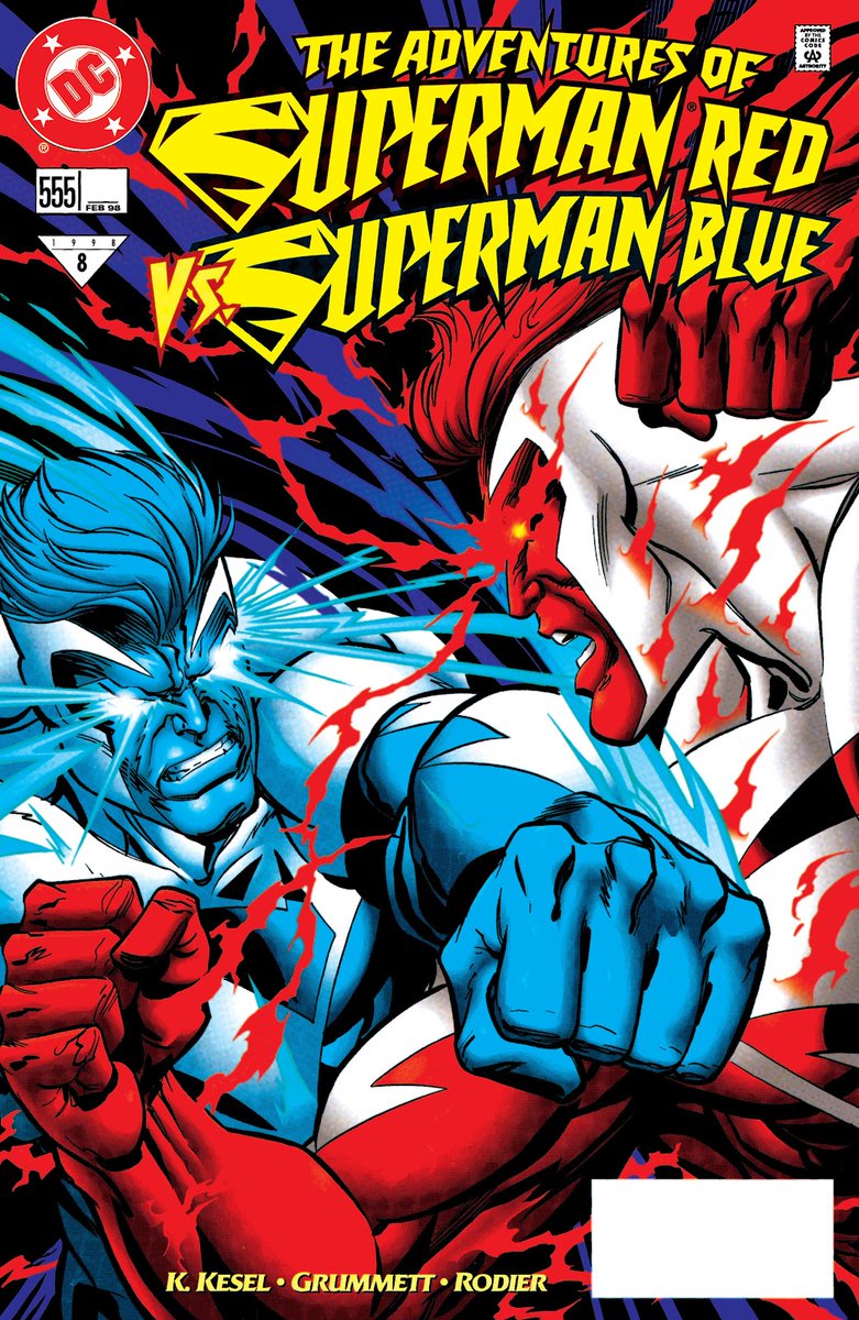 comixmenpodcast's tweet photo. #ViernesDeBatallas Hoy 
#SupermanBlue VS #SupermanRed 
#Superman #ClarkKent #Metropolis #JusticeLeague #JLA #FamousBattles #ArchEnemies #Vs #Versus https://t.co/m6RFvYABD4