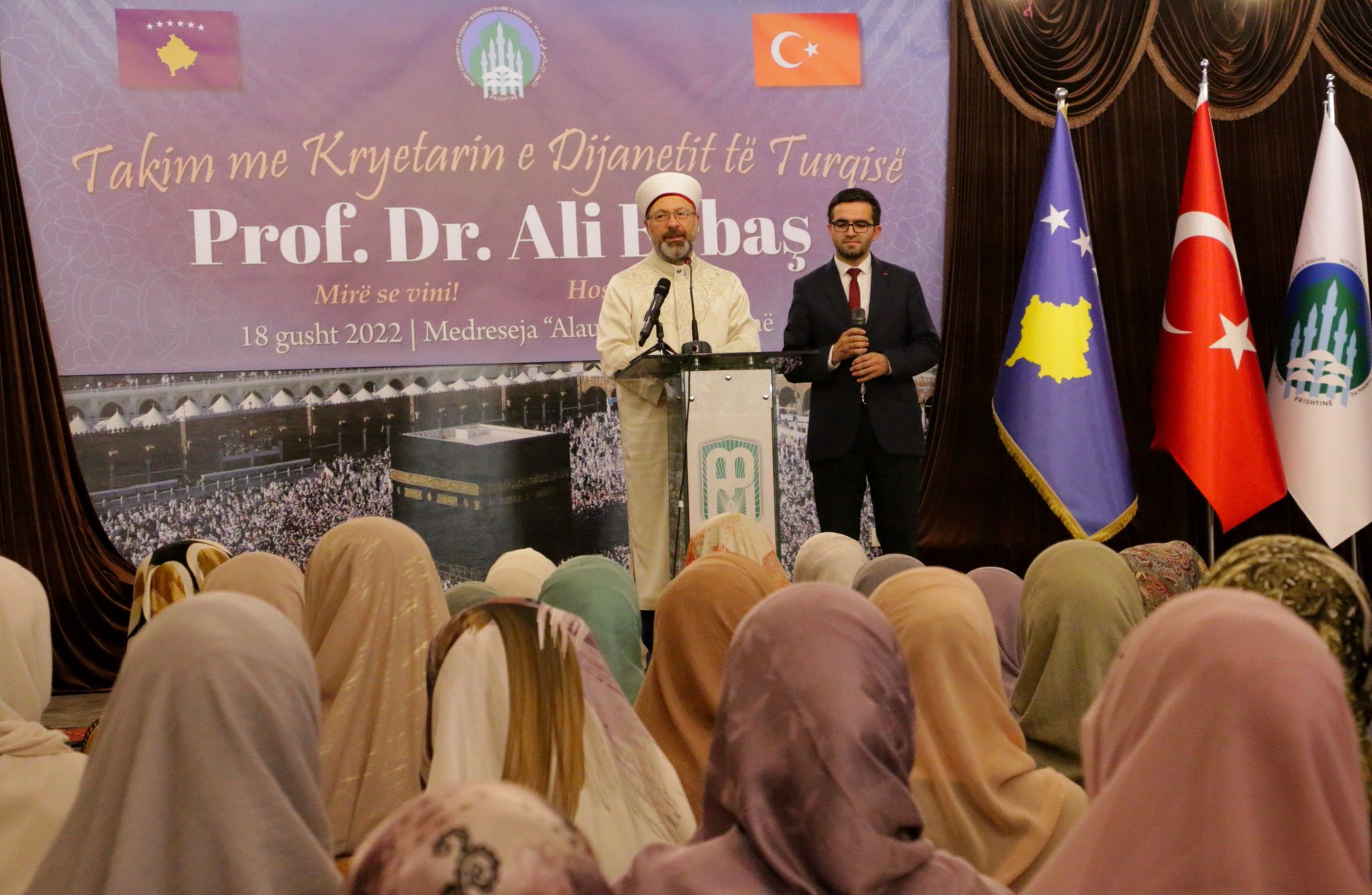 diyanet on twitter diyanet İşleri başkanı prof dr ali erbaş kosova