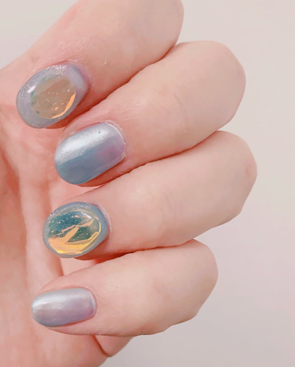 simple background solo nail polish 1other fingernails grey background close-up  illustration images