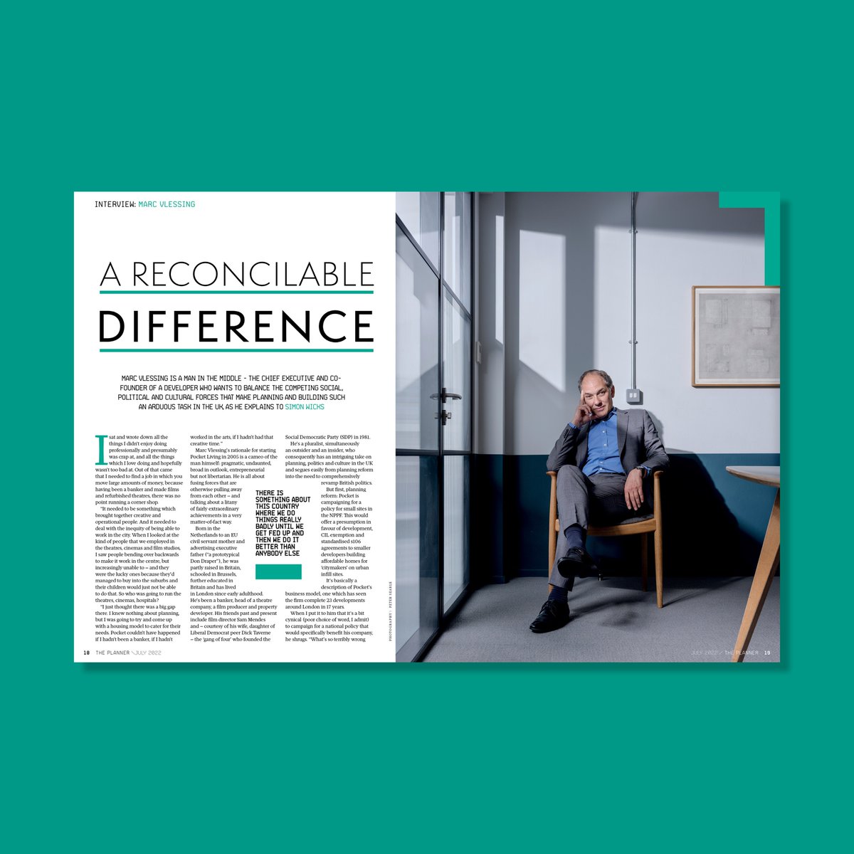 WeAreRedactive's tweet photo. Itโs #WorldPhotographyDay ! #ThePlanner finds the editorial portrait is a powerful way of introducing interviewees. #Redactive works with some of the best portrait photographers in the business. 1. Marc Blessing by Peter Searle, 2. Pooja Agrawal by Pรฅl Hansen. #Photography #cover https://t.co/ZH9S2LvDuo