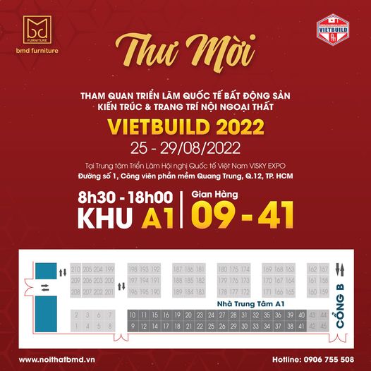 noithatbmd_vn's tweet photo. [CÙNG ĐÓN CHỜ SỰ CÓ MẶT CỦA BMD FURNITURE TẠI VIETBUILD 2022]
🔹Tại sự kiện có nhiều chương trình khuyến mãi và chương trình giao lưu có cơ hội nhận quà hấp dẫn
🔹Bmd Furniture rất hân hạnh được đón tiếp quý khách
===============
☎ 𝐇𝐨𝐭𝐥𝐢𝐧𝐞: 1900 6623 https://t.co/aSwrWIet1r
