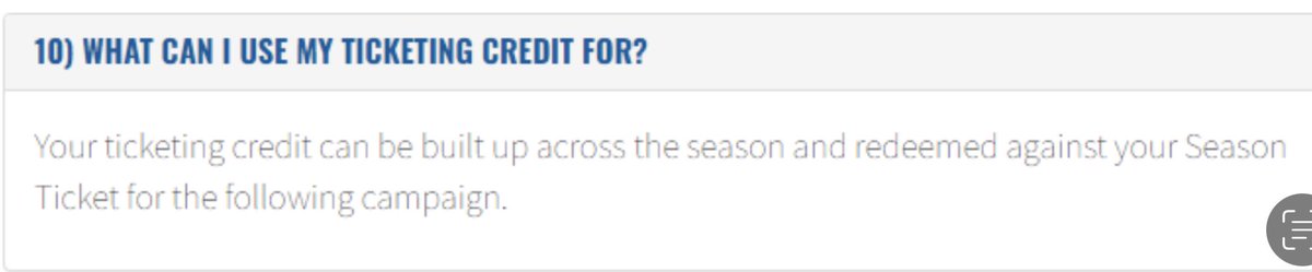 KTMNEIL's tweet photo. @LUFC @andrearadri This isn’t the case at all!. I sold back tickets and cannot use the credit as you make us renew with over 25% of the season left to play. Therefore I cannot redeem it for the following season, cannot use it for cup games or shop credit either! https://t.co/yO3F1Majo0