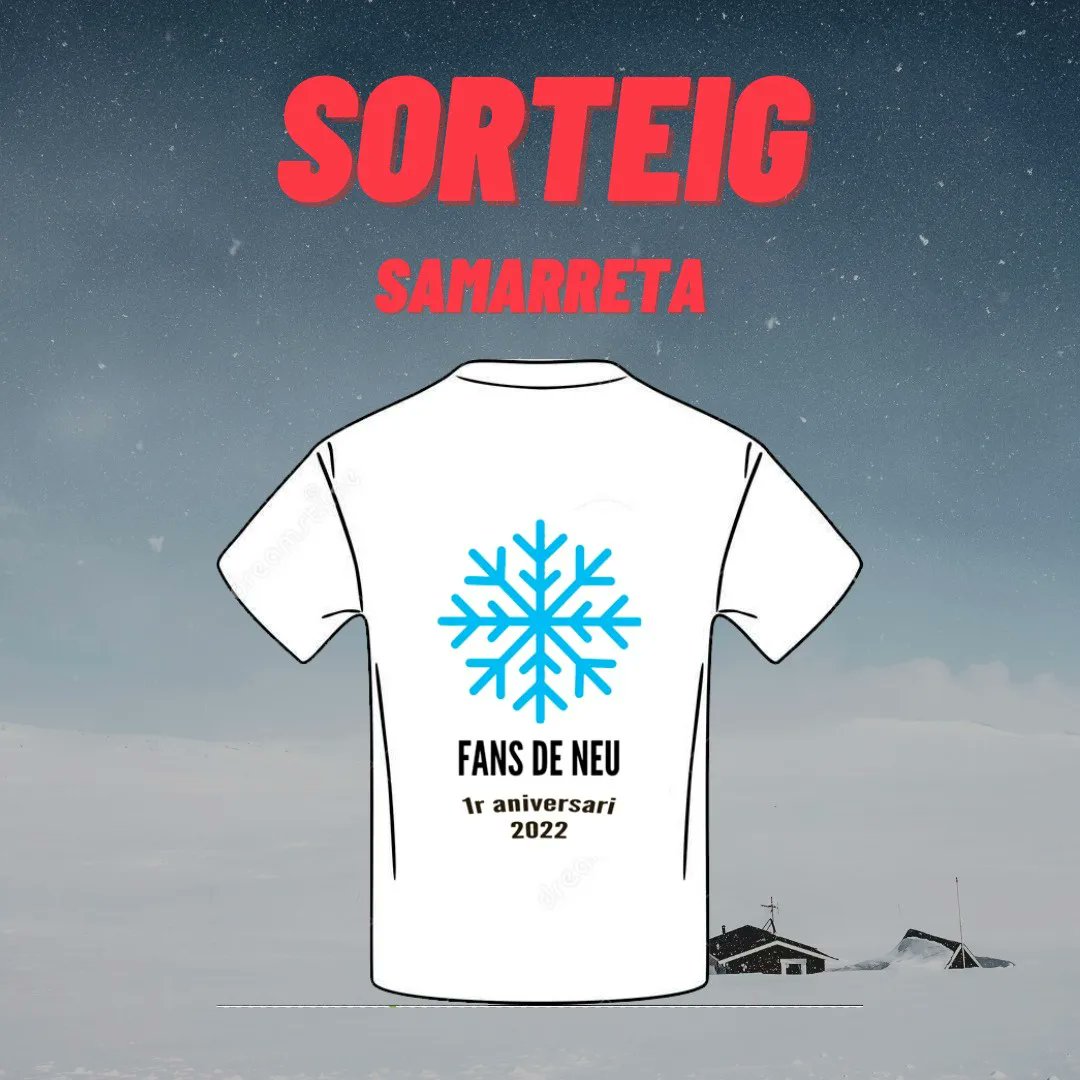 fansdeneu's tweet image. Avui fem un any i sortegem una samarreta única!🥳🥳🥳

Com participar:
1) Segueix-nos @fans_de_neu
2) Dona-li m'agrada al tweet
3) Dona-li retuit

El sorteig serà el 26 d’agost, molta sort a tothom!😉