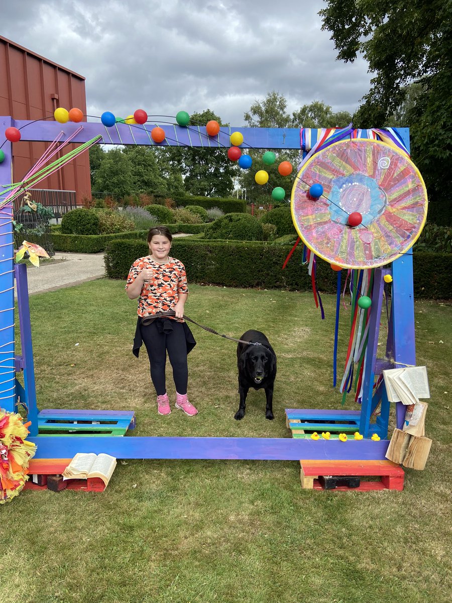 karensmith66's tweet photo. #theatreporto  Gemma &amp; Smudge enjoying the new park facilities https://t.co/HLoSmna7CG