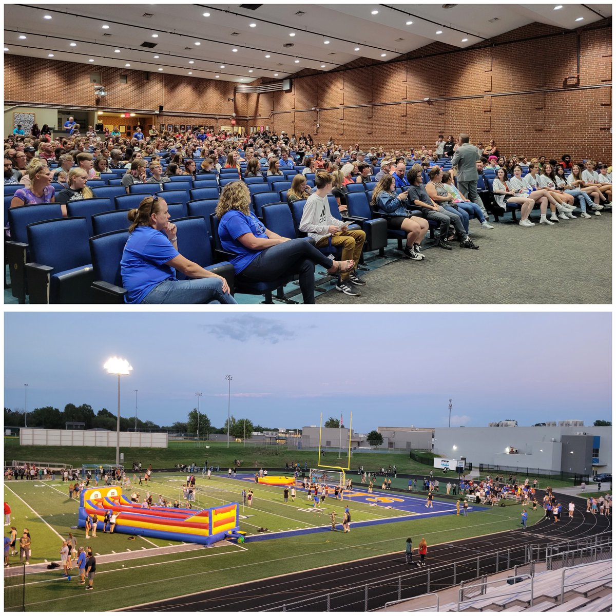 Hillcrest_SPS's tweet photo. Thank you to everyone who joined us for Freshmen Orientation and UNITE on The Hill! It was great to see so many new and familiar faces on campus. School starts at 8:10am on Monday! https://t.co/tCZVaoiggb