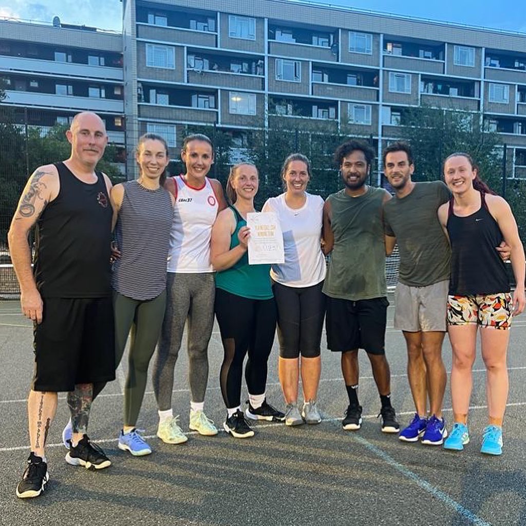 playnetball's tweet photo. Congratulations to Tequila Mockingbirds, the winners of our Tuesday Mixed A league in Angel π₯π₯π
If youβre keen to battle it out each week with the best mixed players in the capital (in our humble opinion!) sign up now! π«΅πΌπͺπΌππΌ
#playnetball #socialnetball #mixednetball https://t.co/eXolc1wWO1
