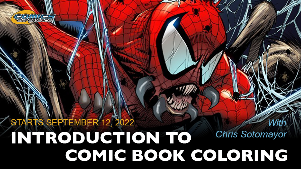 ComicExperience's tweet image. Join colorist @SotoColor  (Avengers, Captain Marvel, Batman, X-Men, and more), and learn about the tools of the trade to break into the industry. bit.ly/3mVH4kQ