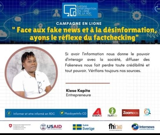 7sur7_cd's tweet photo. "Si avoir l'information nous donne le pouvoir d'intéragir avec la societé, diffuser les fake news nous fait perdre toute crédibilité." #KieseKapita
Face aux fake news et à la désinformation, ayons le réflexe du fact checking!
#EnsembleContreLesFakenews #OuiAuFactchecking https://t.co/XVFq3uzS6w