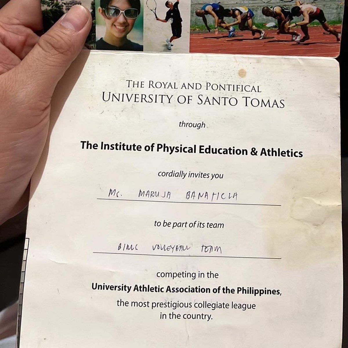 theywritetoo's tweet photo. #theywrite2 [1/7]: “I was in sixth grade when I experienced my first volleyball heartbreak.”

Little did grade school Maruja Banaticla knows, two UST coaches were watching the game, ready to offer a chance of a lifetime. https://t.co/9g2dG0Mdhz