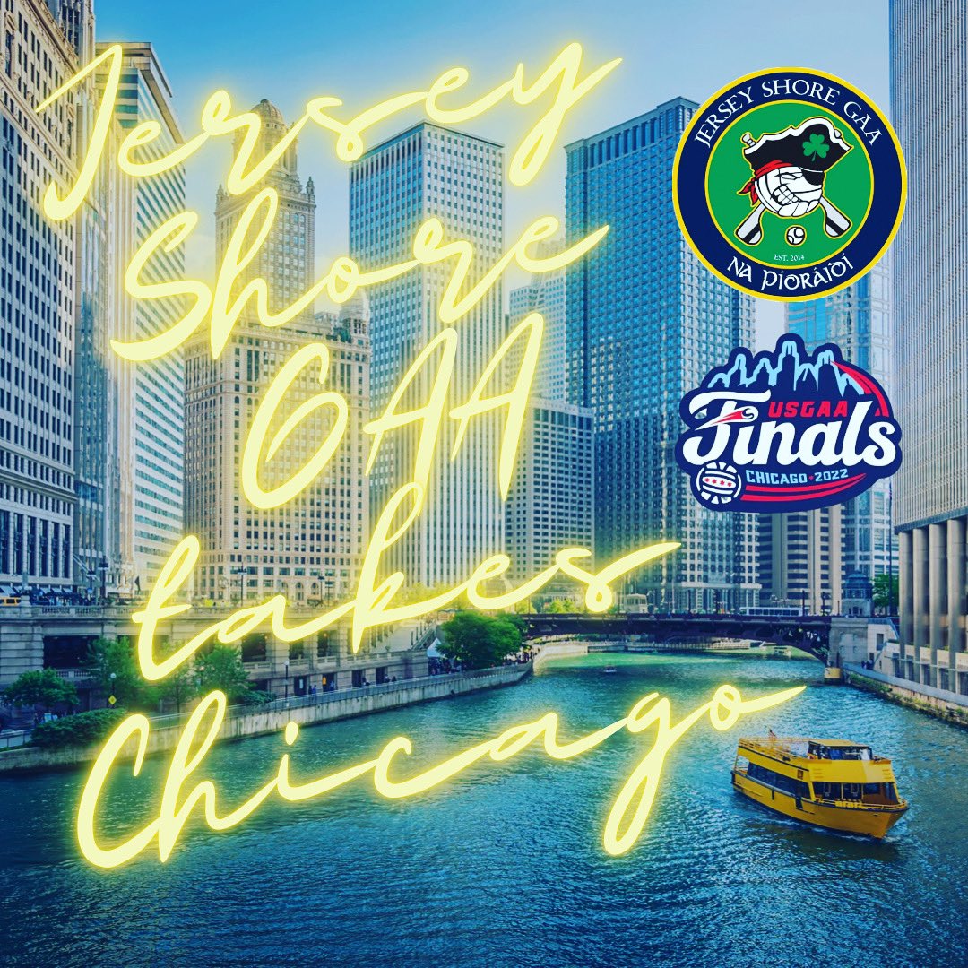 The time has come! USGAA Finals in Chicago. Our semi-final in Junior D Hurling is tomorrow morning at 7. Na Píoráidí abú!