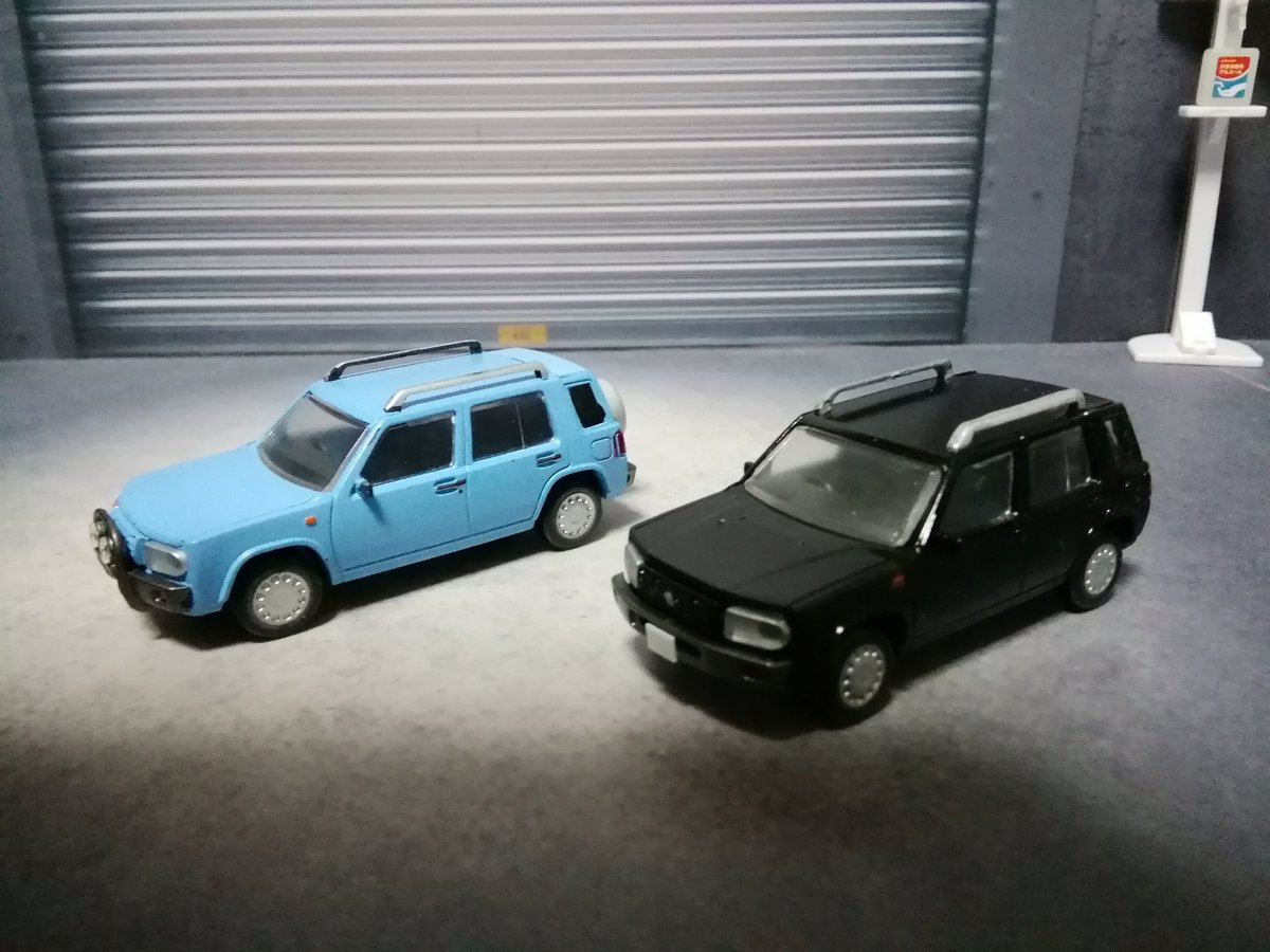 misaka_100nin's tweet image. 試作モデルにて検証終了。
今は亡き先代と先々代の愛車を再現出来ると確信！
#stasto　#ラシーン　#TypeF　#TypeA