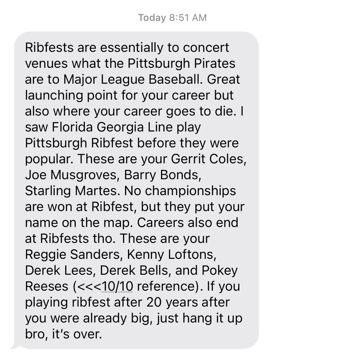 SchmittyandMo's tweet photo. This is why we do it ladies and gents. Hot take from one of the biggest shmozers on the impact a ribfest can have on a music career 

@yinzerscott says: https://t.co/eOuYRg1DP5