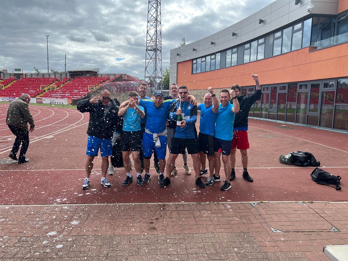 ecbusinesssol's tweet photo. THAT WINNING FEELING! 🍾
Our team at ECBS enjoyed a memorable day yesterday at Gateshead International Stadium for our second annual sports day. 🏃
It was a closely contested race throughout, but well done to Dan's team who clinched victory in our final game! 🏆 https://t.co/hzA80xcO7s