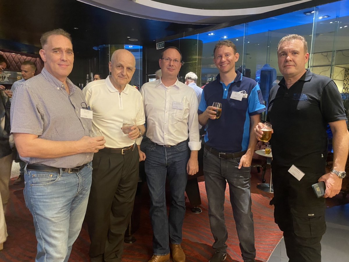 GermanThaiChamb's tweet photo. It's great connecting with #GTCCMembers, colleagues & friends in Pattaya @ Multi-Chamber Eastern Seaboard Networking by #BCCT.
#GTCC #PartnerInThailand #ESBNetworking https://t.co/QVBtRPWDja