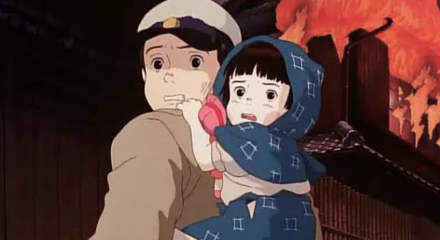 【ジブリ】同い年のサツキと節子。違う環境下で対照的な表情…。