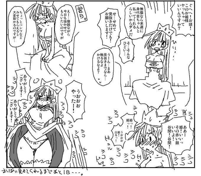 手を出せない盗賊と素質の高い姫 