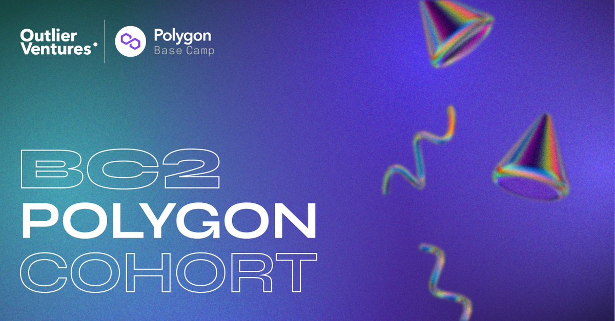 📢 Summer '22 has been hot, but our <a href="/0xPolygon/">Polygon | POL</a> Base Camp cohort is hotter!

<a href="/ComicConMeta/">ComicConMetaverse</a> 🇺🇸
@metadomo 🇮🇪
<a href="/MetaLinqio/">Metalinq</a> 🇸🇬
<a href="/OffBeat_App/">OffBeat</a> 🇪🇸
<a href="/ReputableDAO/">Reputable Health</a> 🇨🇦
<a href="/versifylabs/">Versify</a> 🇺🇸
<a href="/joinanswerable/">@joinanswerable</a> 🇨🇦
 
🧵👇
 
Read more👉ov.click/twosbcpq322
 
<a href="/jamie247/">JB</a> <a href="/sandeepnailwal/">Sandeep | CEO, Polygon Foundation (※,※)</a>  #web3