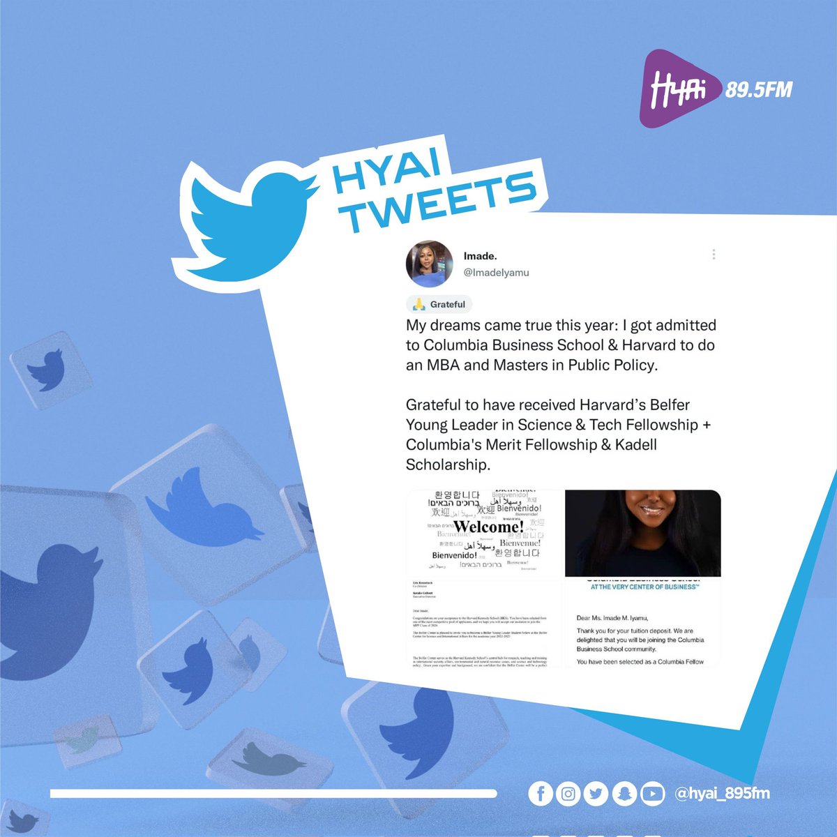 Hyai895FM's tweet photo. #congratulationimade https://t.co/Accf8ItzcE