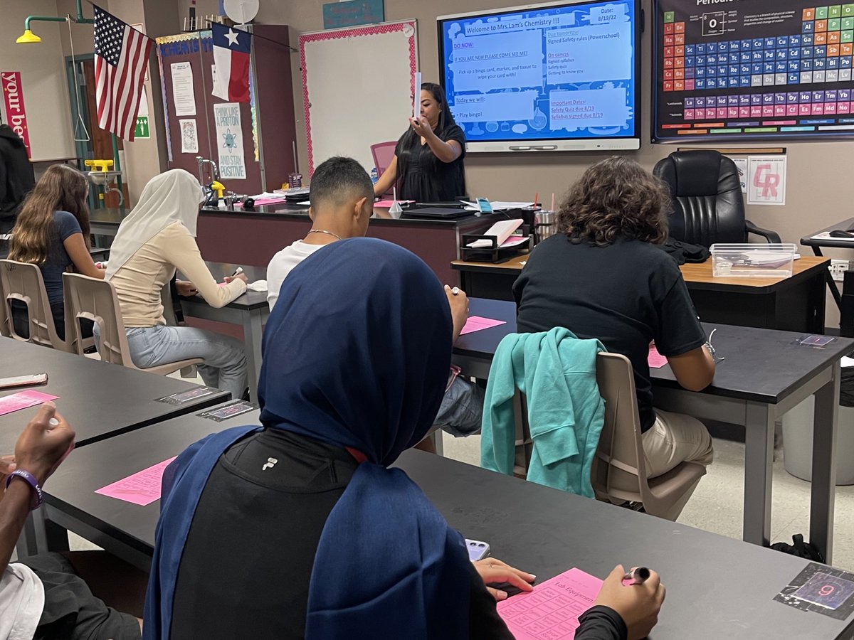 Kim S⌬ares (@kimteacheschem) on Twitter photo <a href="/cinco_school/">Cinco Ranch High School</a> Chemistry Ss are testing their knowledge of lab equipment w/ a few rounds of BINGO 🧪🥼⚛️<a href="/crhs_science/">CRHS_Science</a> <a href="/SecScienceKISD/">Tina Hovance</a> #CPOE #KISDscience #STEMeducation #Chemistry <a href="/cinco_school/">Cinco Ranch High School</a> Chemistry Ss are testing their knowledge of lab equipment w/ a few rounds of BINGO 🧪🥼⚛️<a href="/crhs_science/">CRHS_Science</a> <a href="/SecScienceKISD/">Tina Hovance</a> #CPOE #KISDscience #STEMeducation #Chemistry