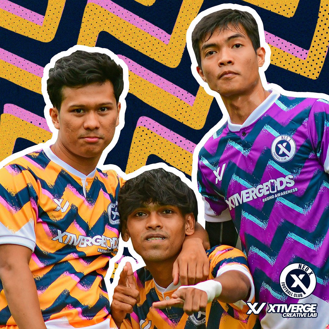 neoxfc_official's tweet photo. Vibe with our new 2022/23 away jersey. Enjoy the energy and life!

A design touch from @xtiverge 🔥

#NeoXOurHome #jersey #footballjersey https://t.co/gIbA1NLf0z
