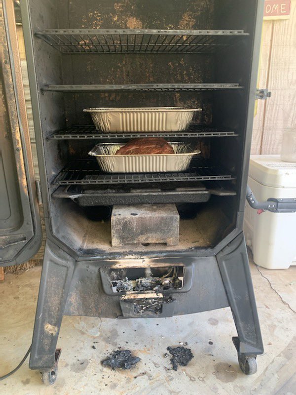 HairCake76's tweet photo. Hey @pitbossgrills our smoker malfunctioned &amp; exploded last weekend, we have called “customer service” over 75 times-no one picks up, no one returns a call. We sent an email big surprise-no response. #pitbossgrills #badcustomerservice #unhappy #disappointed
#pitbossnation https://t.co/apqr1WL4OB