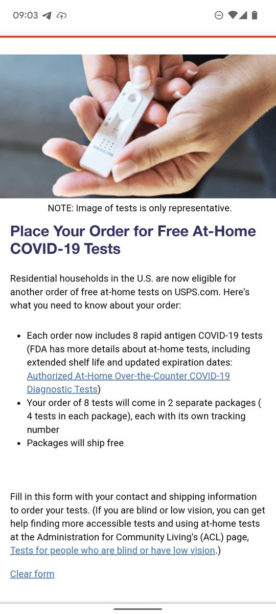 Ward3MutualAid's tweet photo. USPS is Shipping another round of free Rapid tests. Order yours today and help stop the spread!  
https://t.co/ixTM3kvhCX
#covid19 #usps #ward3mutualaid #mutualaid #ward3 https://t.co/sSpk5hczyc
