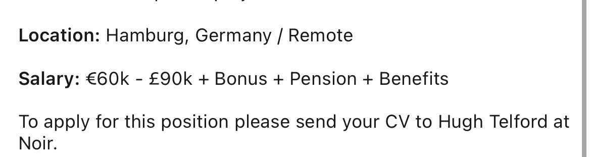 florianknip's tweet photo. Why two different currencies? 😄🤷
#weirdjobposting https://t.co/3QExhGKFvu