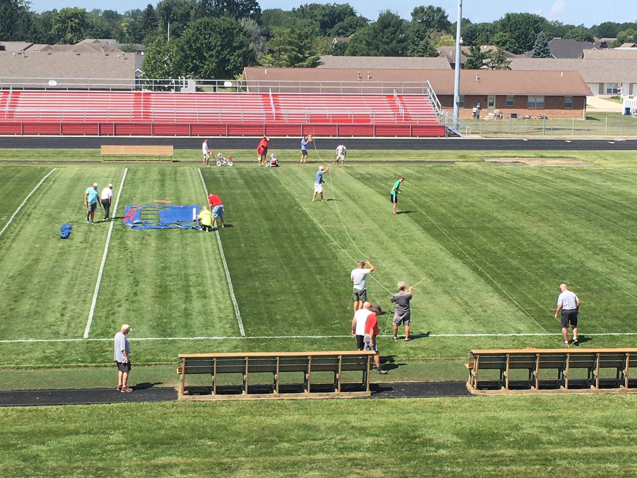 Fort Loramie Redskins on Twitter "Best field crew in Ohio back at it