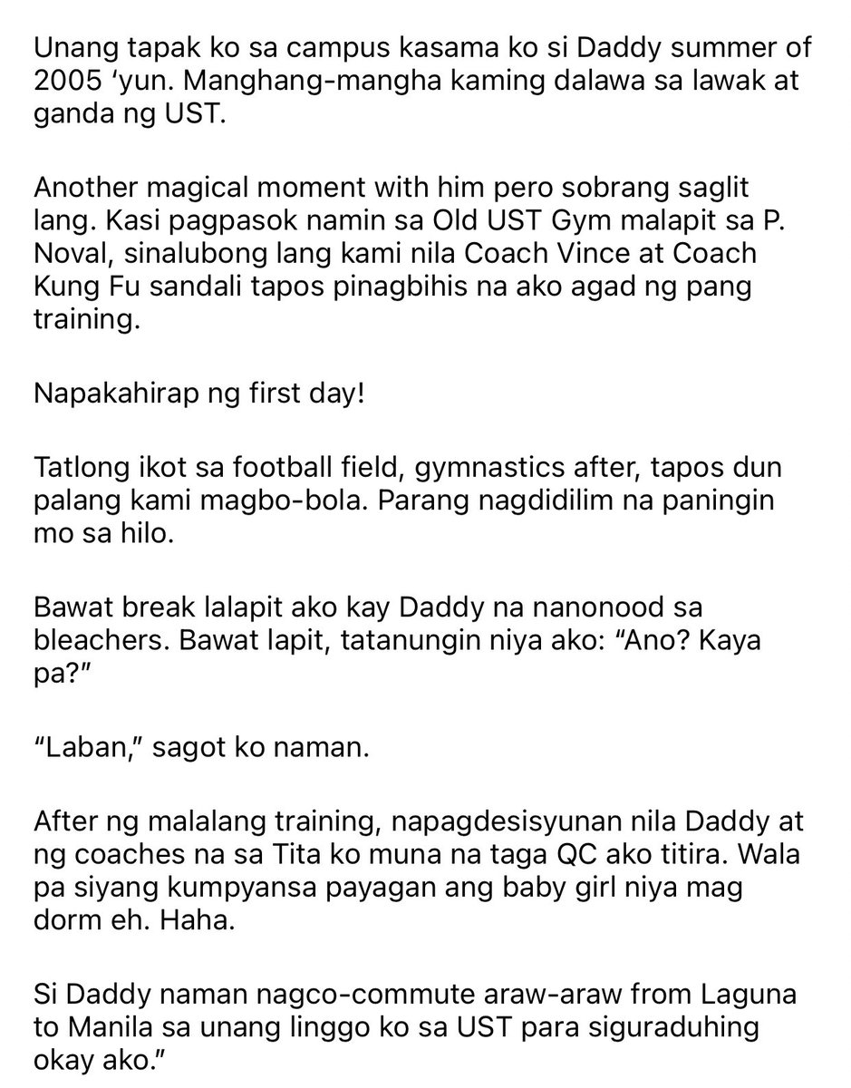 #theywrite2 [2/7]: “Diba pangarap mong makalaro sa tabla (wooden floors)? Ito na ‘yun. Isang beses lang ito dadaan at hindi na babalik pa.”

Before becoming a champion in HS and college, little Maru Banaticla’s dream was to play on hardwood court.