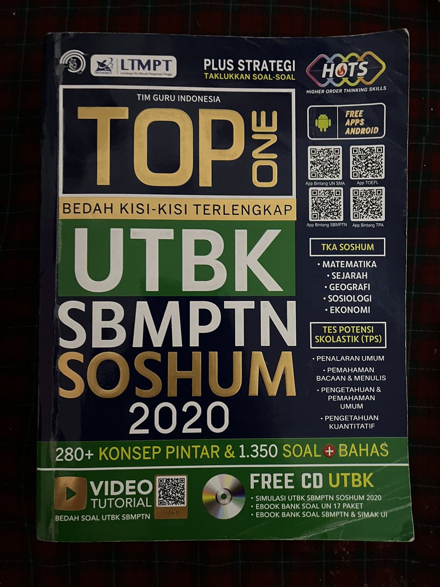 simlaylaaa's tweet photo. [HELP RT/LIKE]
WTS // WANT TO SELL
📍Medan 

1. The King TPS UTBK 2022 (very good condi) 80k
2. Wangsit Geografi 2022 (udah terjawab sampe bab 6 dari 14 bab) 45k
3. Sikat UTBK GO 2020 (very good cond) 60k
4. Tim Guru Indonesia Top One Soshum ( good cond) 70k

*DM FOR BUYING https://t.co/uaoXzNgI4d