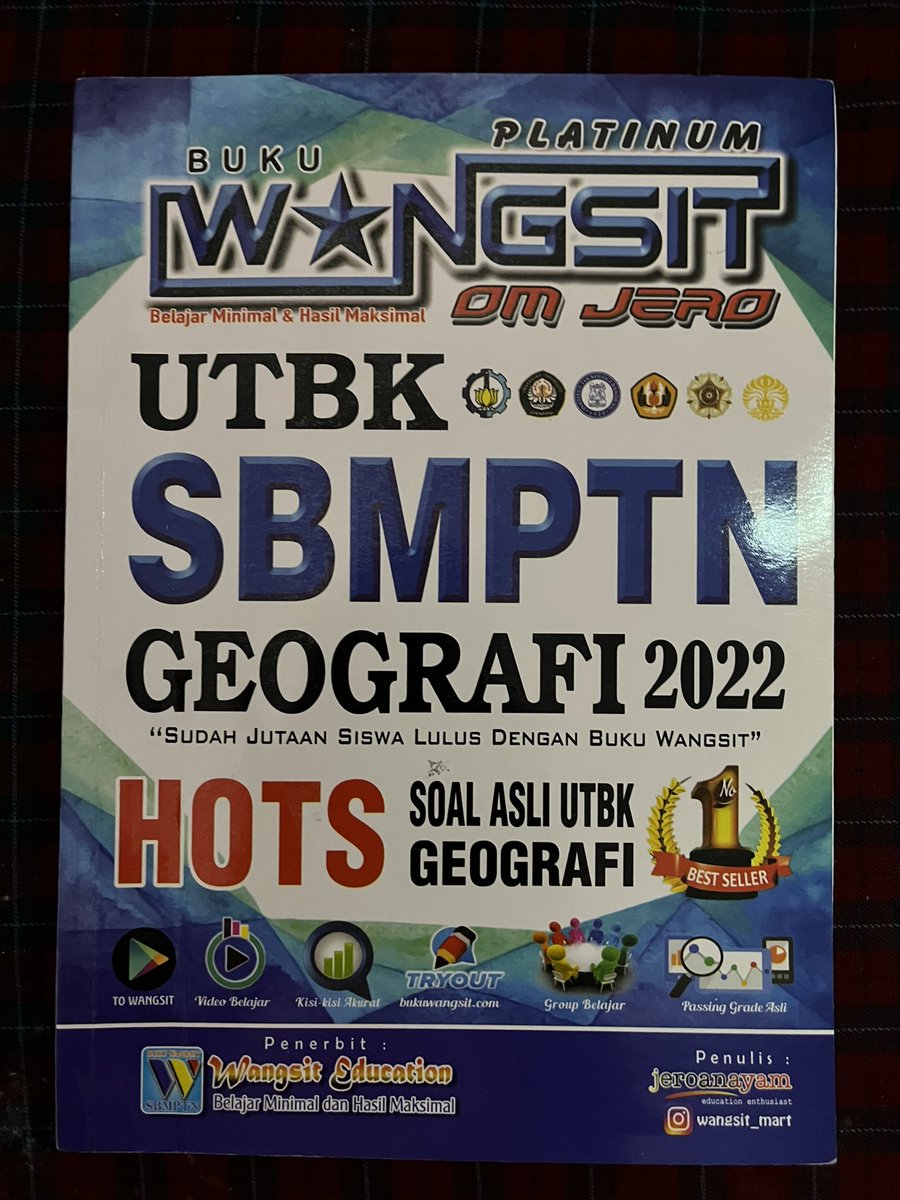 simlaylaaa's tweet photo. [HELP RT/LIKE]
WTS // WANT TO SELL
📍Medan 

1. The King TPS UTBK 2022 (very good condi) 80k
2. Wangsit Geografi 2022 (udah terjawab sampe bab 6 dari 14 bab) 45k
3. Sikat UTBK GO 2020 (very good cond) 60k
4. Tim Guru Indonesia Top One Soshum ( good cond) 70k

*DM FOR BUYING https://t.co/uaoXzNgI4d