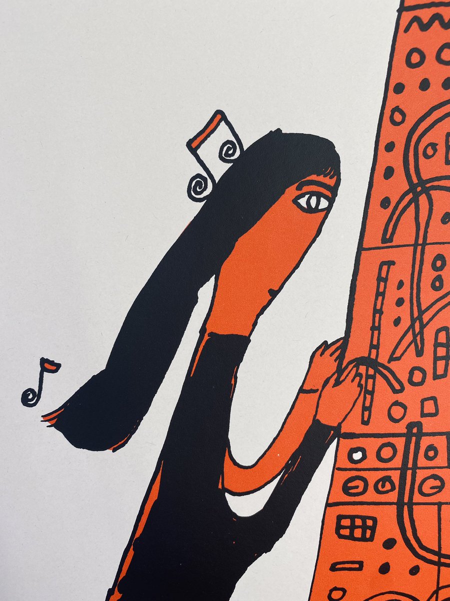 bigger_trousers's tweet photo. Small previews of two out of four screen prints that arrived in my studio today. Beautifully done, beautifully big by @16TonnePress . I’m so happy with how my small lines scaled up. I was so nervous about it ! https://t.co/AXDZIVZVVe