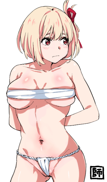 リコリコおもろいんじゃあ
ふんどしエッチなちさとちゃん
#リコリス・リコイル 
#リコリコ 
#錦木千束 